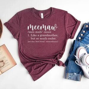 Funny Meemaw Shirt Best Meemaw Ever Tee